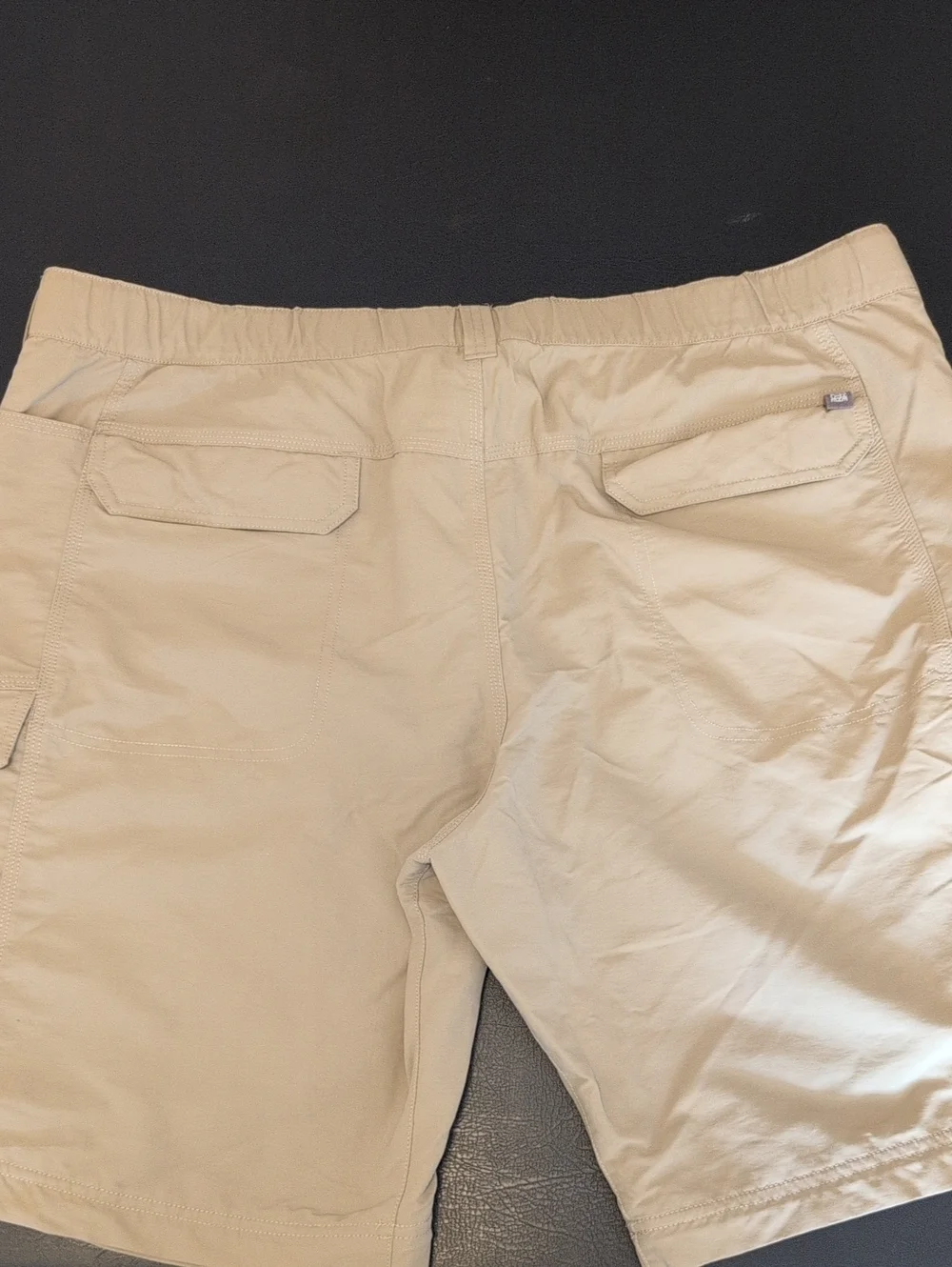 The North Face Beige Outdoor Cargo Shorts With Adjustable Belt